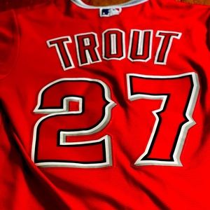 Majestic MLB Mike Trout jersey size small